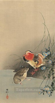  Ducks Works - mandarin ducks Ohara Koson birds